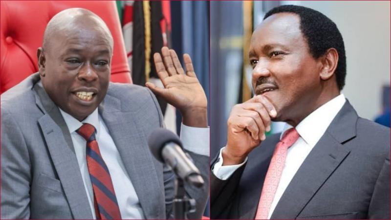File photos of DCP leader Rigathi Gachagua and Wiper's Kalonzo Musyoka.